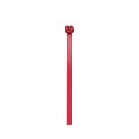 Panduit BT2M-M2 Cable Tie, Metal Barb, Miniature, Nylon 6.6, 7.9-Inch Length, Red (1,000-Pack)