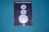 Crane & Co kate spade TYF1712 Snowman Thank You Foldovers 10 Notes 10 Envelopes 3 15/16" x 5 9/16" 100% Cotton Paper Green Lined Envelopes Inside: Thank You