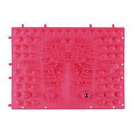 HEALLILY Acupressure Foot Mats Feet Massager Mats Magnetic Therapy Massager Pad (Red)