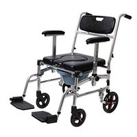 Commode Chair Removable Bath Shower Seats Potty Chair Toilet Chair,Portable Mobile Commode, for Handicap and Seniors, Disabled Pregnant Woman