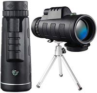 High Definition Monocular Telescope, 40x60 High Power Monocular with Smartphone Holder & Tripod, 2019-Newest Waterproof Monocular -BAK4 Prism for Wildlife Bird Watching Hunting Camping Travelling