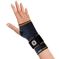 Urbo Wrist Compression Brace FDA & CE Approved with Ergonomic Support for Computer Use Problems Like Carpal Tunnel Syndrome, Mouse Wrist, Tendinosis & Other Repetitive Strain Injuries (Small, Right)