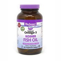 Bluebonnet Nutrition Omega-3 Kosher Fish Oil, 120 Count