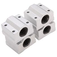 BQLZR SCS8UU Linear Motion Ball Bearing CNC Slide Bushing 34.5mm Length Pack Of 4