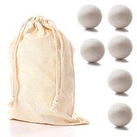 ICCUN 6 Pcs Natural Eco-Friendly Reusable Laundry Dryer Balls