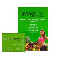 Living Lean Supergreens Alkaline Immunity Detox Cleanse - All Natural, Organic, Premium Blend of Superfoods, Minerals & Detoxifying for Health, Well-Being, Skin & Digestion Support - 20 Sachets
