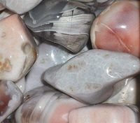 Pink Agate Tumblestones