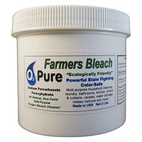 O3 PURE Color Safe Farmers Bleach Earth Friendly Oxi Boost Multi Purpose Non-Chlorine Oxygen Cleaner with Hydrogen Peroxide and Sodium Carbonate