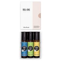 Edens Garden Roll-On Essential Oil 3 Set, 100% Pure Therapeutic Grade (Pre-Diluted & Ready To Use- Starter Kit), 10 ml Roll-On