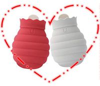 His & Hers Microwaveable Hot/Cold Water Bottle/Bag 313mL (Red & Gray)