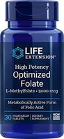Life Extension High Potency Optimized Folate 30 Vegetarian Tablets