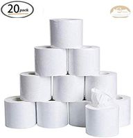 20PCS Multifold Organic Bamboo Toilet Paper, No Chemicals, Hypoallergenic for Sensitive Skin, Zero Trees Waste, All Natural Eco Friendly Bath Tissue (16)