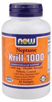 NOW Foods - Neptune Krill 1000 Cardiovascular Support Enteric Coated Double Strength 1000 mg. - 60 Softgels ( Multi-Pack)