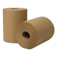 Wausau 46200 EcoSoft Universal Roll Towels, 350 ft x 8 in, Natural, 12 Rolls/Carton