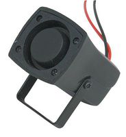 Jameco Valuepro SL15R3120LA-R Audio Siren Buzzer, Piezo 12 VDC, 250 mA Wire Lead, 6 VDC, 1500 Hz to 3500 Hz Bracket Mount, 40 mm H x 57.5 mm L 44.5 mm W