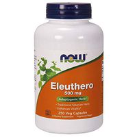 NOW Supplements, Eleuthero (Eleutherococcus senticosus)500 mg, 250 Veg Capsules