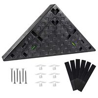 Goof Proof Shower GPSS-3024 Triangle Tiled Shower Seat, Easy to Install Bench for Shower Stall, 30"/24"