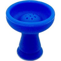 Brand New 3" Unbreakable Silicone BLUE Hookah Bowl