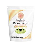 Samsara Herbs Quercetin 98%+ Pure Extract Dihydrate Powder (2oz/57g) - Equal to 114 x 500mg Capsules - Natural Antihistamine, Antioxidant and Immune Support - Non Citrus Quercetin