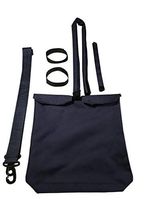 Urine Drainage Bag Holder with Catheter Tube Cover & Adjustable Strap - Blue