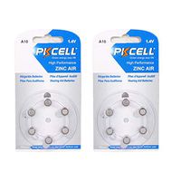 ZA10 Size 10, PR70, P10 1.45V Hearing Aid Batteries 12 Pcs