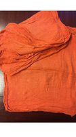 2500 NEW ORANGE SHOP TOWELS RAGS BRAND MECHANICS INDUSTRIAL GRADE 13X14