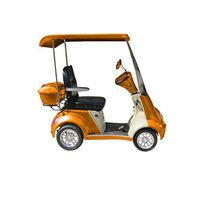 E-Wheels EW-54 4-Wheel Buggie Electric Mobility Scooter - Orange