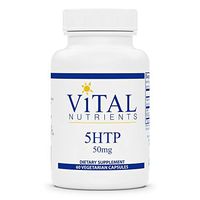 Vital Nutrients - 5HTP 50 mg - Vegan Formula - Amino Acid to Promote Emotional Well-being, Support Appetite Control and Sleep Regulation - 60 Vegetarian Capsules per Bottle