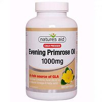 Natures Aid Evening Primrose Oil 1000mg (Cold Pressed) 180 Softgels