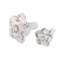 Car Air Freshener Car Interior Decoration Camellia Car Interior Air Vent Decorations Perfume Creative Fragrance Air Freshener Holder & Container