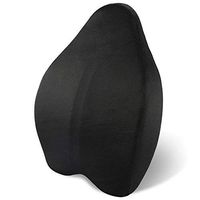 MMXD Lumbar Support Back pad, Ergonomic Lumbar Support Pillow, Lumbar Pain Relief Orthopedic Design, Adjustable Shoulder Strap, Recliner or Office Chair,Black——meshfabric