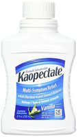 Kaopectate Multi-Symptom Relief Anti-Diarrheal/Upset Stomach Reliever Liquid, Vanilla 8 oz (Pack of 3)