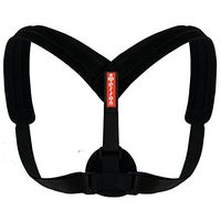 iPERSON Back Posture Corrector Clavicle Support Brace Medical Device Improve Bad Posture Thoracic Kyphosis, Shoulder Alignment, Shoulder Support Brace Figure8 Clavicle Upper Back Pain Relief Black