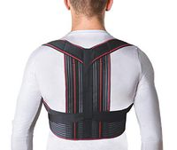 JNTAR Upper Back Brace Posture Corrector for Women & Men Corrects Slouching Hunching & Bad Posture Provides Clavicle & Shoulders Support Solution for Kyphosis & Scoliosis, Medium Fixation (S (28-31"))