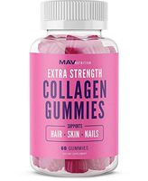 MAV Nutrition Collagen Hair Vitamins Gummy with Vitamin C & Zinc for Immune Support for Women & Men; Supplement & Biotin; Non-GMO, 60 Count