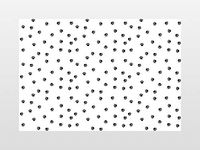 Black PAW Design Print Gift Grade Tissue Paper Sheets - 15" x 20" Package Amount (48)