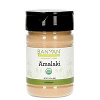 Banyan Botanicals Amalaki Powder – Organic Amla Powder – Nourishing, Gently Cleansing, Supports The Immune System & Promotes Healthy Energy* – Spice Jar – Non GMO Sustainably Sourced Vegan