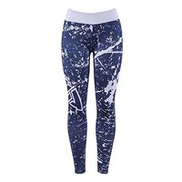 Sexy Leggings, Neartime Women's Print Skinny Fitness Sports Pants Mid Waist Running Athletic Yoga Pants (M, Blue)