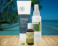 Leudine Set of Three Herbal 35, Tomillo Cream and Refreshing Splash