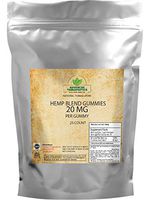 Hemp Gummies for Pain and Sleep– Hemp oil Infused Gummy Bears (20MG) 25 Count – 500MG Pouch