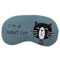 Cute Cat Sleep Masks,Lavany Soft Shading Sleep Eye Masks for Sleeping, Travel, Shift Work, Naps,Sponge Cover Night Blindfold Eyeshade for Kids Adult (D)