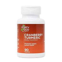 Cranberry Turmeric Dietary Supplement 480mg | 90 Count Bottle, case of 12 | Non-GMO & Gluten Free | Helps to Support a Healthy Urinary System