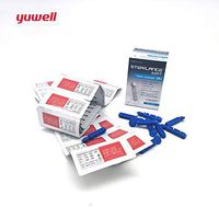 Yuwell 100Pcs mg/DL mmol/L Blood Glucose Meter Test Strips&Lancets Glucometer Accessorie 710 740 510 Independent Packing Diabetes