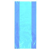 UNIQUE PARTY Cello Treat Bags with Ties (Pack of 30) (One Size) (Baby Blue)