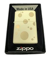 Zippo Custom Lighter - Swiss Cheese Double Sided Design - Cream Matte