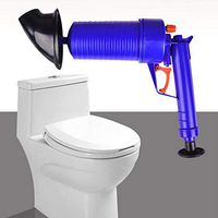 YENJO Manual Air Power Drain High Pressure Powerful Manual Cleaner Pump Toilet Plungers & Holders