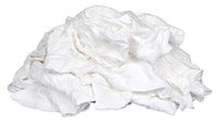 Buffalo Industries (10524) White Recycled T-Shirt Cloth Rags - 25 lb. box