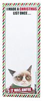 Grumpy Cat Magnetic Notepad - I Made A Christmas List Once... It Was Awful