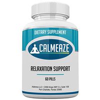 CALMEAZE- Improve Relaxation and Reduce Stress and Anxiety from These Natural Vitamin Supplement Pills with Lemon Balm, Theanine and More