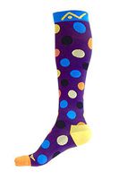 Compression Socks (1 pair) for Women & Men by A-Swift (Wonder Dots, S/M)